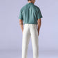 Men's Redloop White Authentic Relaxed Fit Mid Rise Linen Chinos - f8ee31ac-50ed-45c8-9681-21d7a1faa308 View