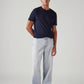 Men's Light Blue Extra Baggy Loose Fit Mid Rise Jeans - Front View