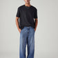 Men's Blue Extra Baggy Loose Fit Mid Rise Jeans - Styleshot View
