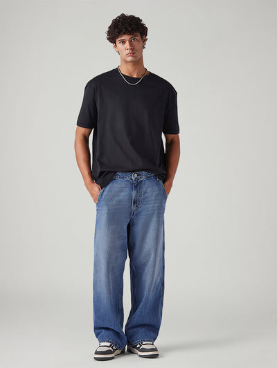 levi's Men's Black Extra Baggy Loose Fit Mid Rise Jeans-picture-42