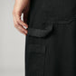 Men's Black Extra Baggy Fit Mid Rise Utility Jeans - Detail View