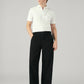 Men's Black Extra Baggy Fit Mid Rise Utility Jeans - Front View