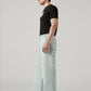 Men's Light Blue Extra Baggy Fit Mid Rise Utility Jeans - Side View