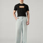 Men's Light Blue Extra Baggy Fit Mid Rise Utility Jeans - Front View