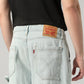 Men's Light Blue Extra Baggy Fit Mid Rise Utility Jeans - Detail View