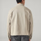 Men's Solid Relaxed Fit Shacket - Back View