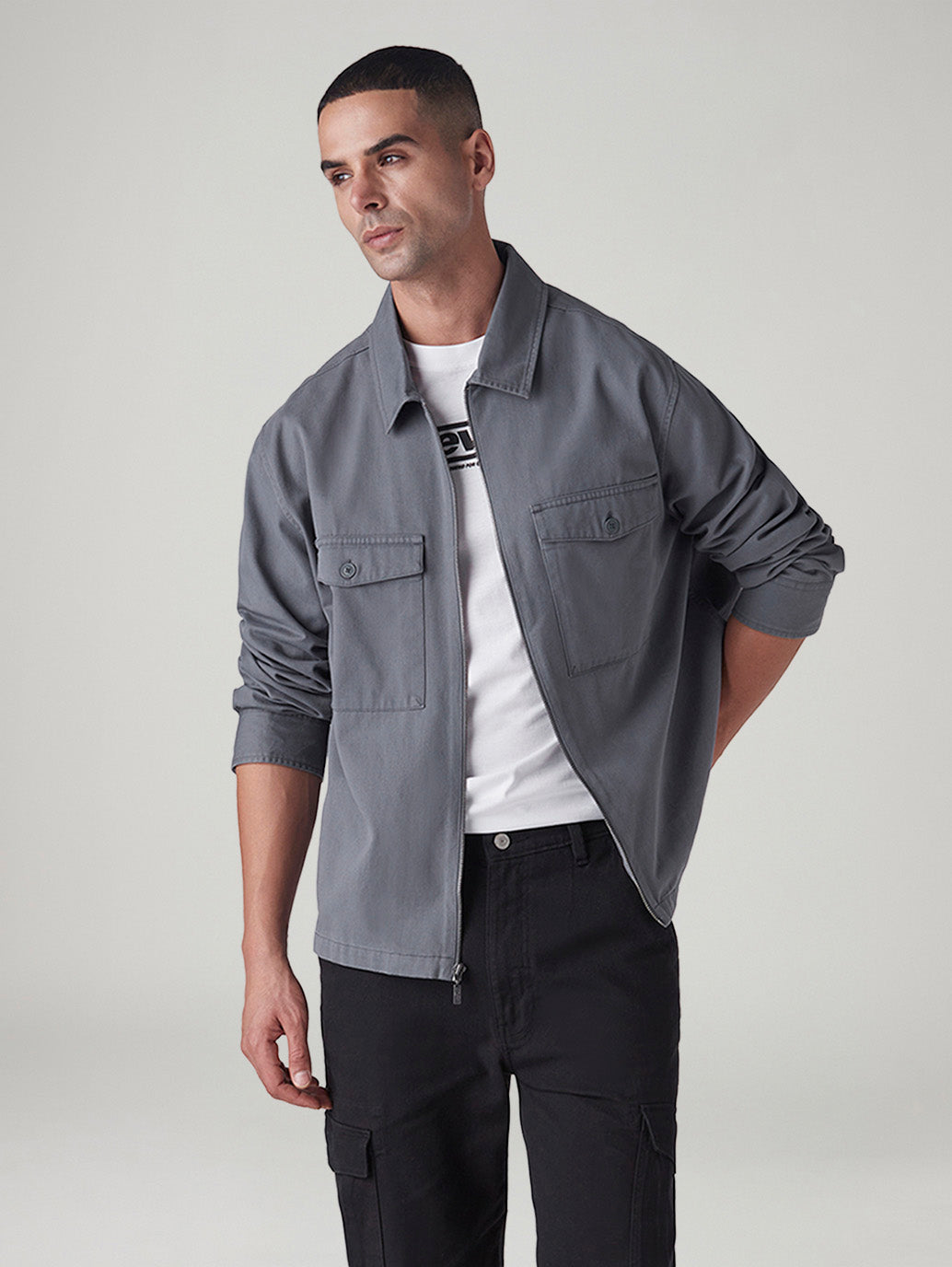 Men's Solid Relaxed Fit Shirt