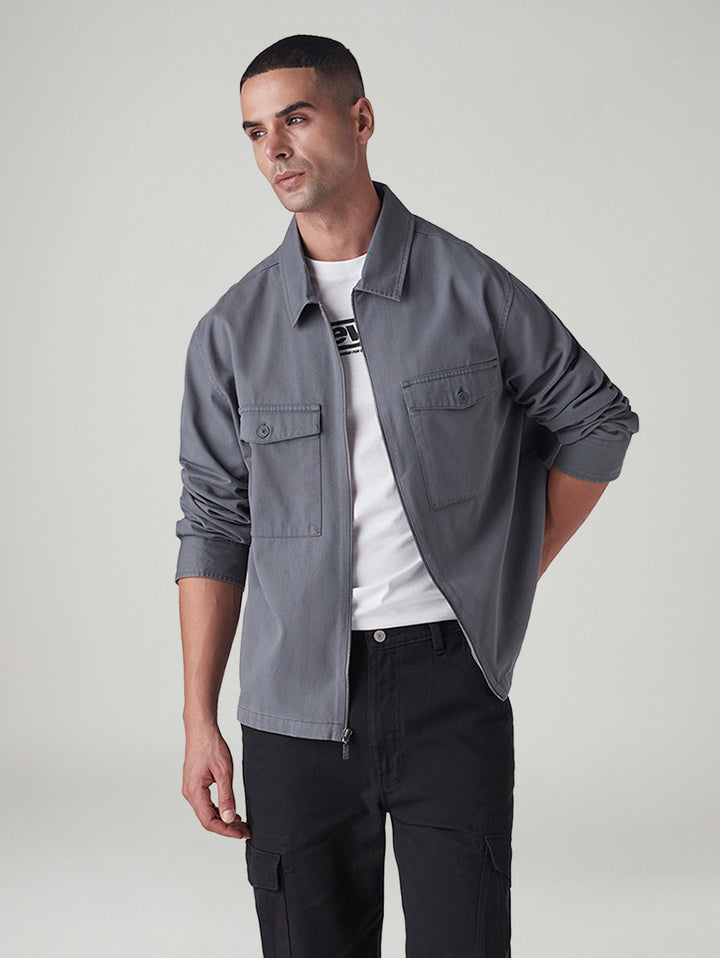 Men's Solid Relaxed Fit Shirt