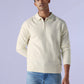 Men's Solid Relaxed Fit Redloop Sweater - Front View