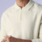 Men's Solid Relaxed Fit Redloop Sweater - Detail View