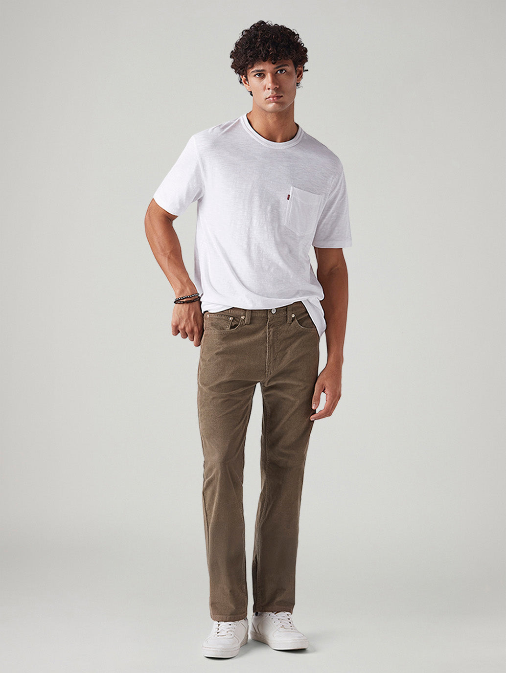 Men's 505 Straight Fit Mid Rise Corduroy Chinos