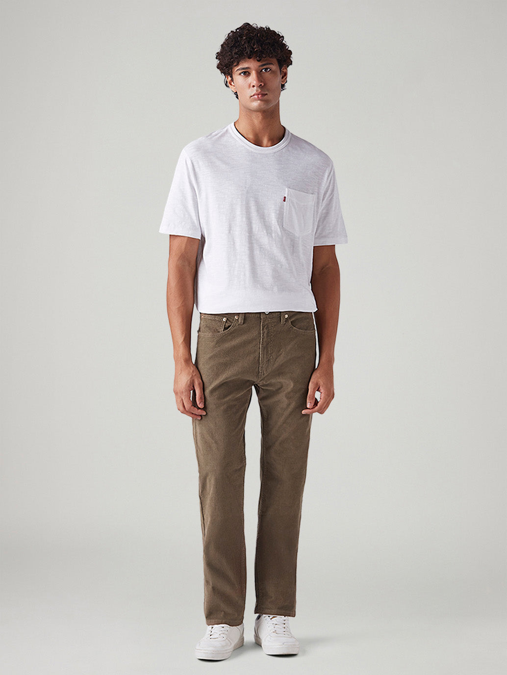 Men's 505 Straight Fit Mid Rise Chinos - Front View