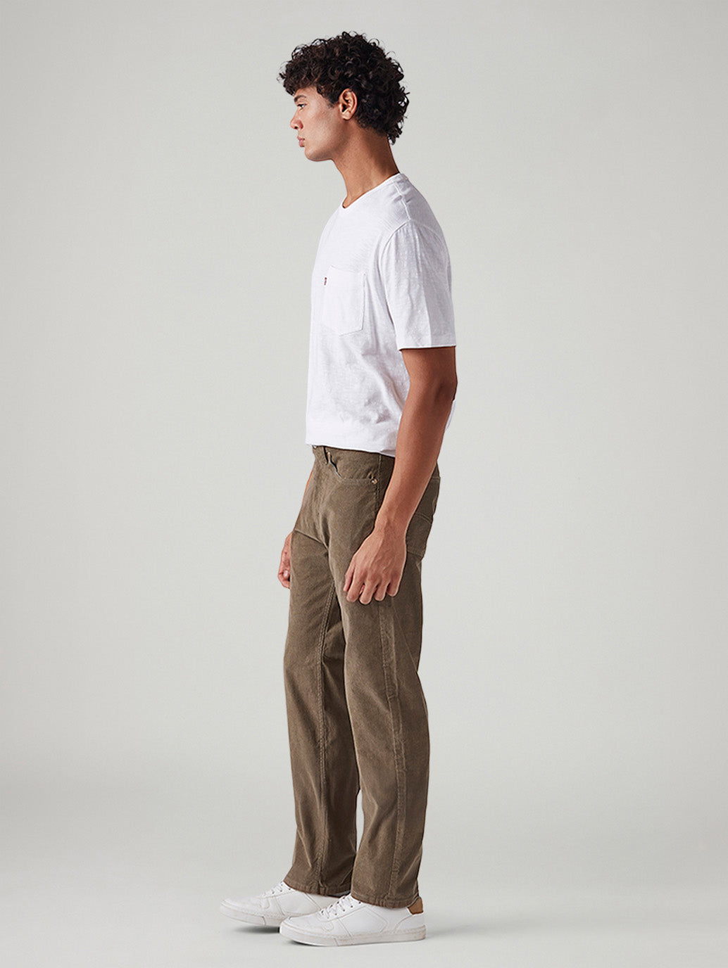 Men's 505 Straight Fit Mid Rise Chinos - Side View