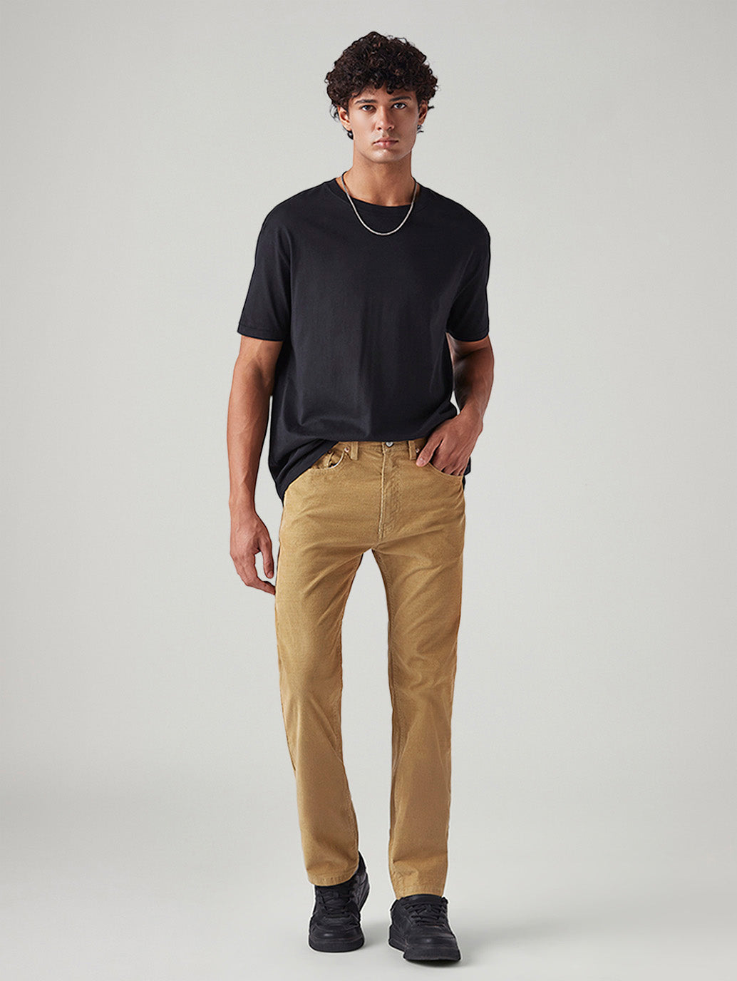 Men's 505 Khaki Straight Fit Mid Rise Chinos