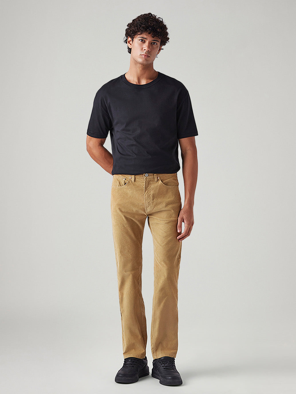 Men's 505 Khaki Straight Fit Mid Rise Chinos - Front View