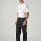 Men's 568 Black Loose Fit Mid Rise Cargos - Side View
