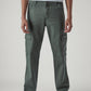Men's 568 Dark Green Loose Fit Mid Rise Cargos - Front View