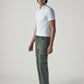 Men's 568 Dark Green Loose Fit Mid Rise Cargos - Side View