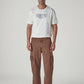 Men's 568 Light Brown Loose Fit Mid Rise Cargos - Front View