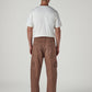 Men's 568 Light Brown Loose Fit Mid Rise Cargos - Back View