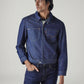 Men's Solid Regular Fit Denim Jacket - Front View