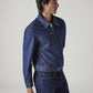 Men's Solid Regular Fit Denim Jacket - Side View