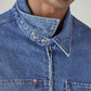 Men's Solid Regular Fit Denim Jacket - 20 View