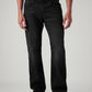 Men's 527 Black Bootcut Fit Mid Rise Redloop Jeans - Front View