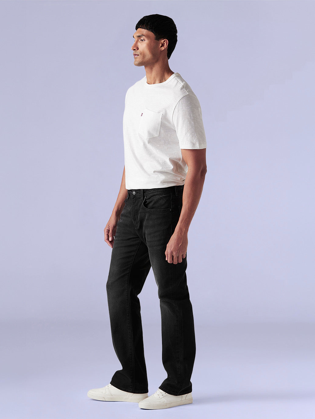 Men's 527 Black Bootcut Fit Mid Rise Redloop Jeans - ea61c60c-bba0-4593-8b76-31373d7f2053 View
