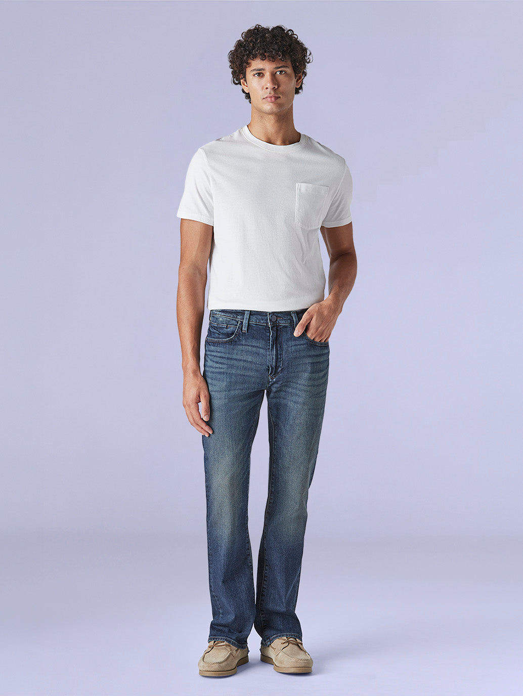 Men's 527 Blue Bootcut Fit Mid Rise Redloop Jeans - 98d74b83-1ee9-4d7e-b3d1-8cfcf81a6ad3 View
