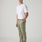 Men's Authentic Relaxed Straight Fit Mid Rise Linen Chinos - Side View