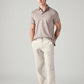 Men's Authentic Relaxed Straight Fit Mid Rise Linen Chinos - Styleshot View