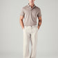 Men's Authentic Relaxed Straight Fit Mid Rise Linen Chinos - Front View