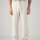 Men's Authentic Relaxed Straight Fit Mid Rise Linen Chinos - Front View