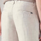 Men's Authentic Relaxed Straight Fit Mid Rise Linen Chinos - Detail View