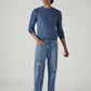 Men's 568 Light Indigo Loose Fit Mid Rise Jeans - Styleshot View