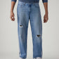 Men's 568 Light Indigo Loose Fit Mid Rise Jeans - Front View