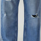 Men's 568 Light Indigo Loose Fit Mid Rise Jeans - Detail View