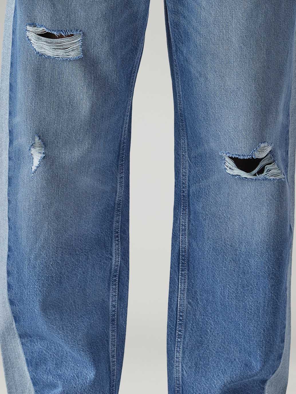 Men's 568 Light Indigo Loose Fit Mid Rise Jeans - Detail View