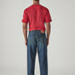 Men's Tinted 568 Dark Indigo Loose Fit Mid Rise Jeans - Back View