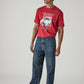 Men's Tinted 568 Dark Indigo Loose Fit Mid Rise Jeans - Side View