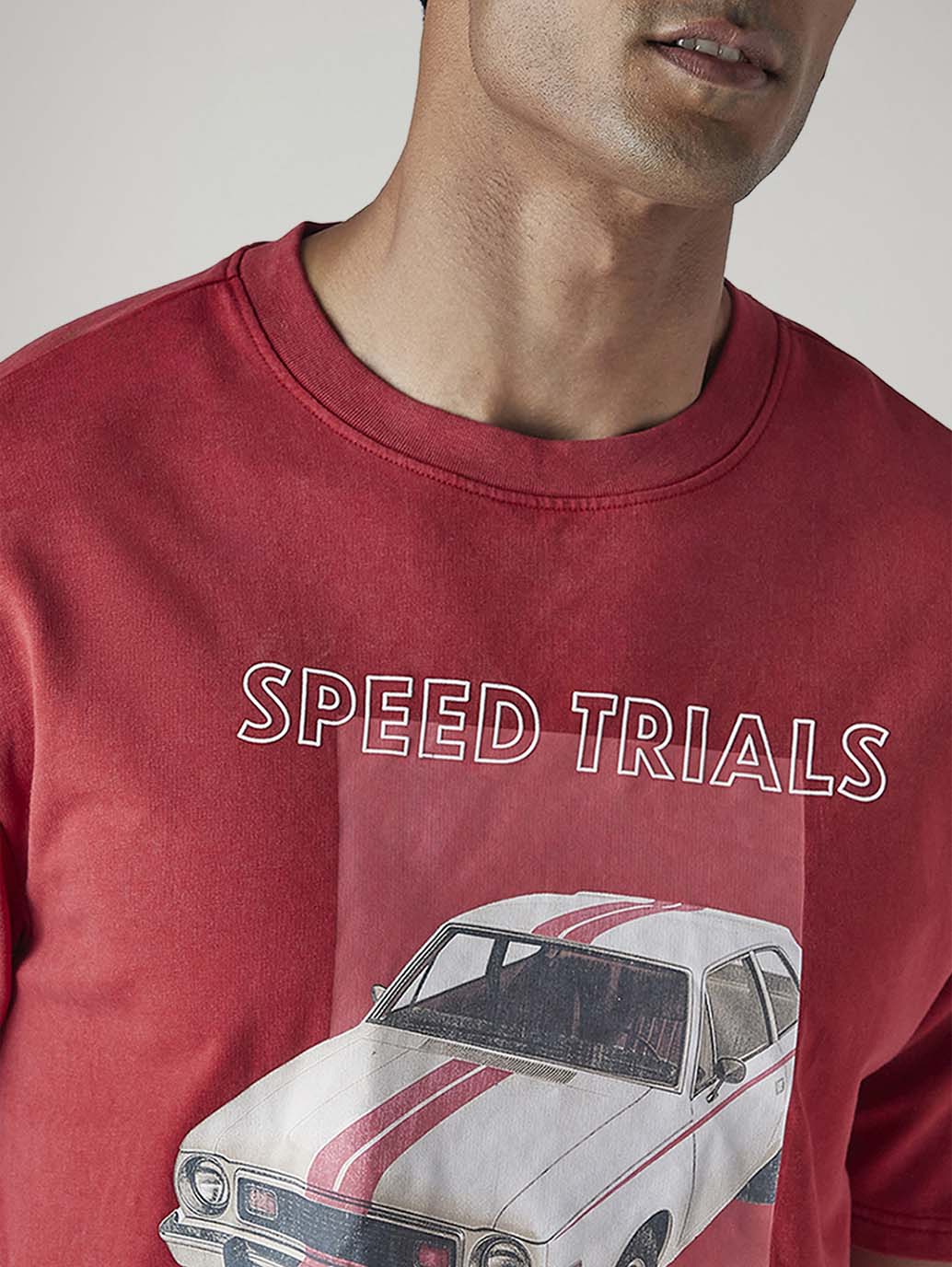 Men's Graphic Print Regular Fit T-Shirt - 20 View