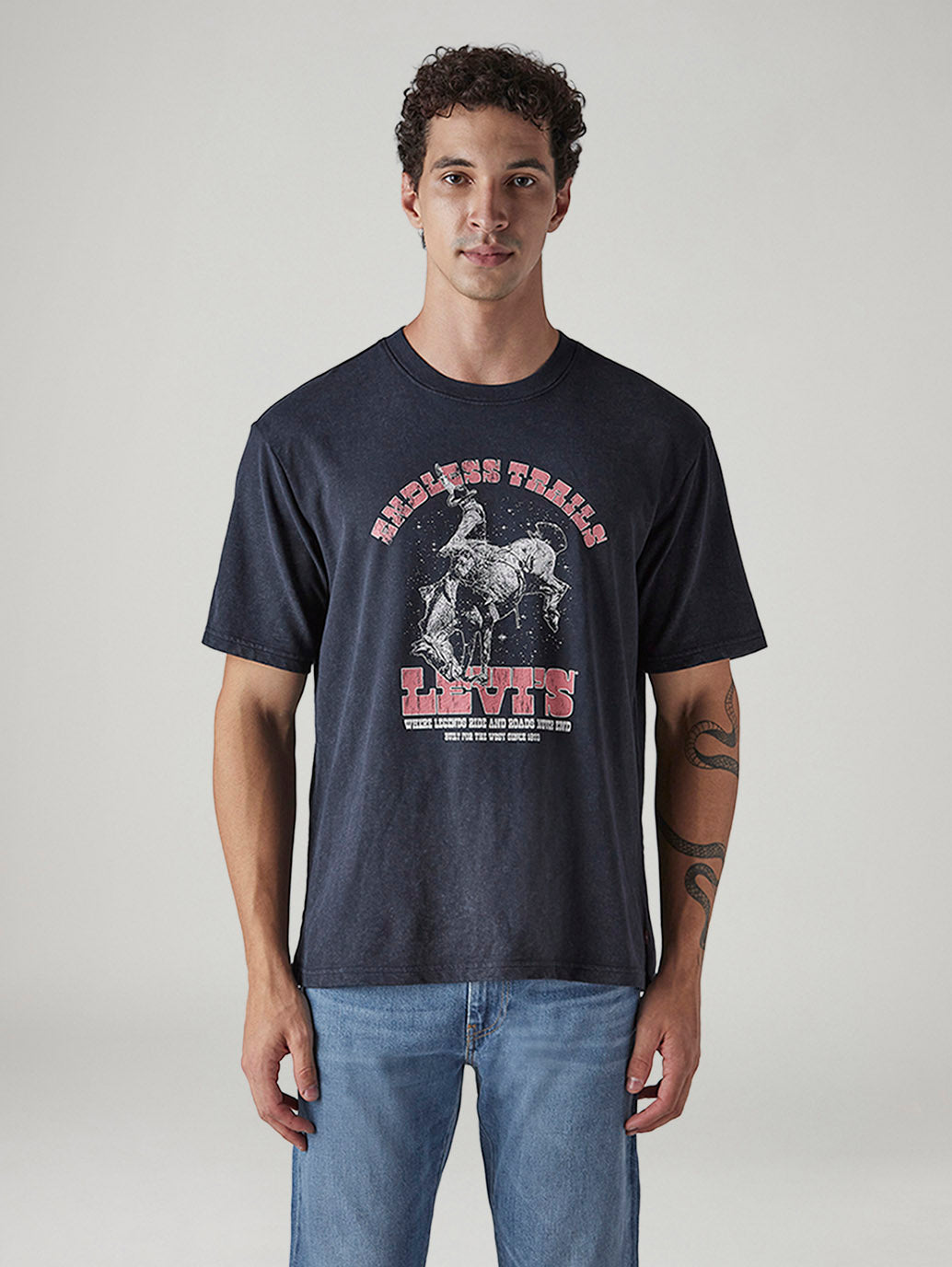 Men's Graphic Print Regular Fit T-Shirt