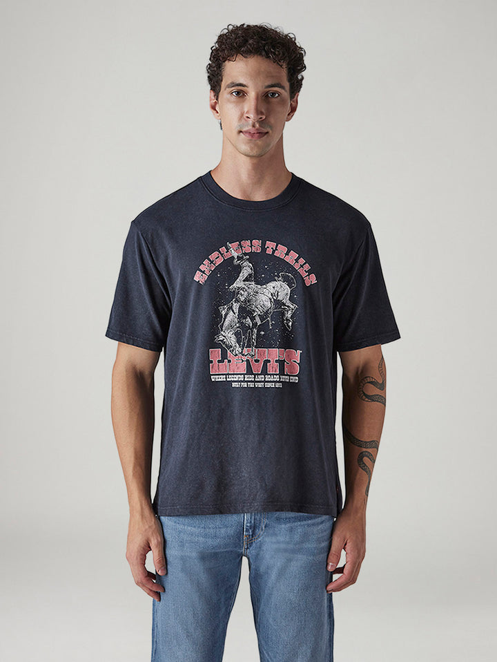 Men's Graphic Print Regular Fit T-Shirt