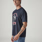 Men's Graphic Print Regular Fit T-Shirt - Side View