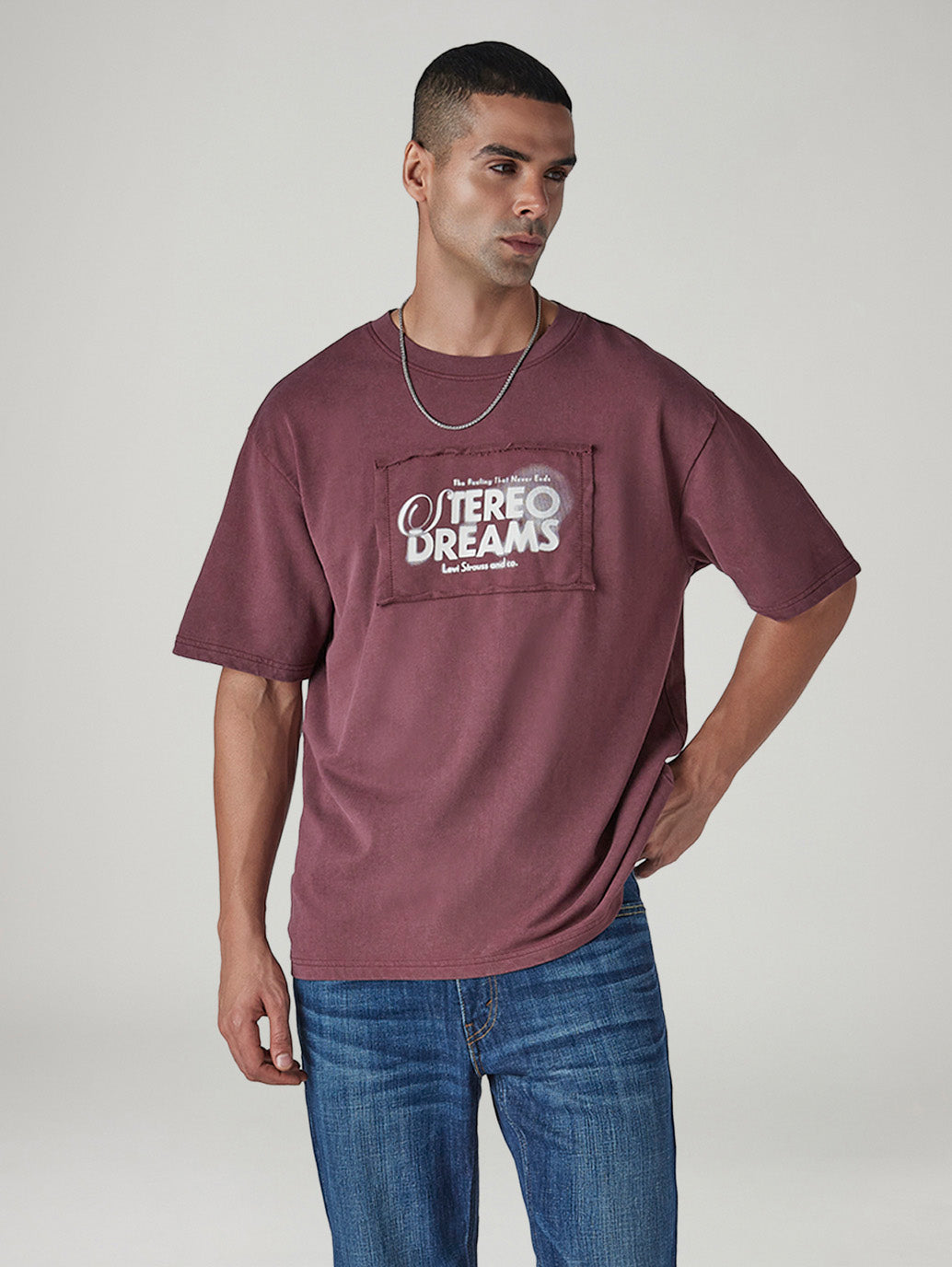 Men's Typography Printed Regular Fit T-Shirt