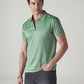 Men's Solid Tech Polo T-shirt - Styleshot View