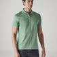 Men's Solid Tech Polo T-shirt - Side View