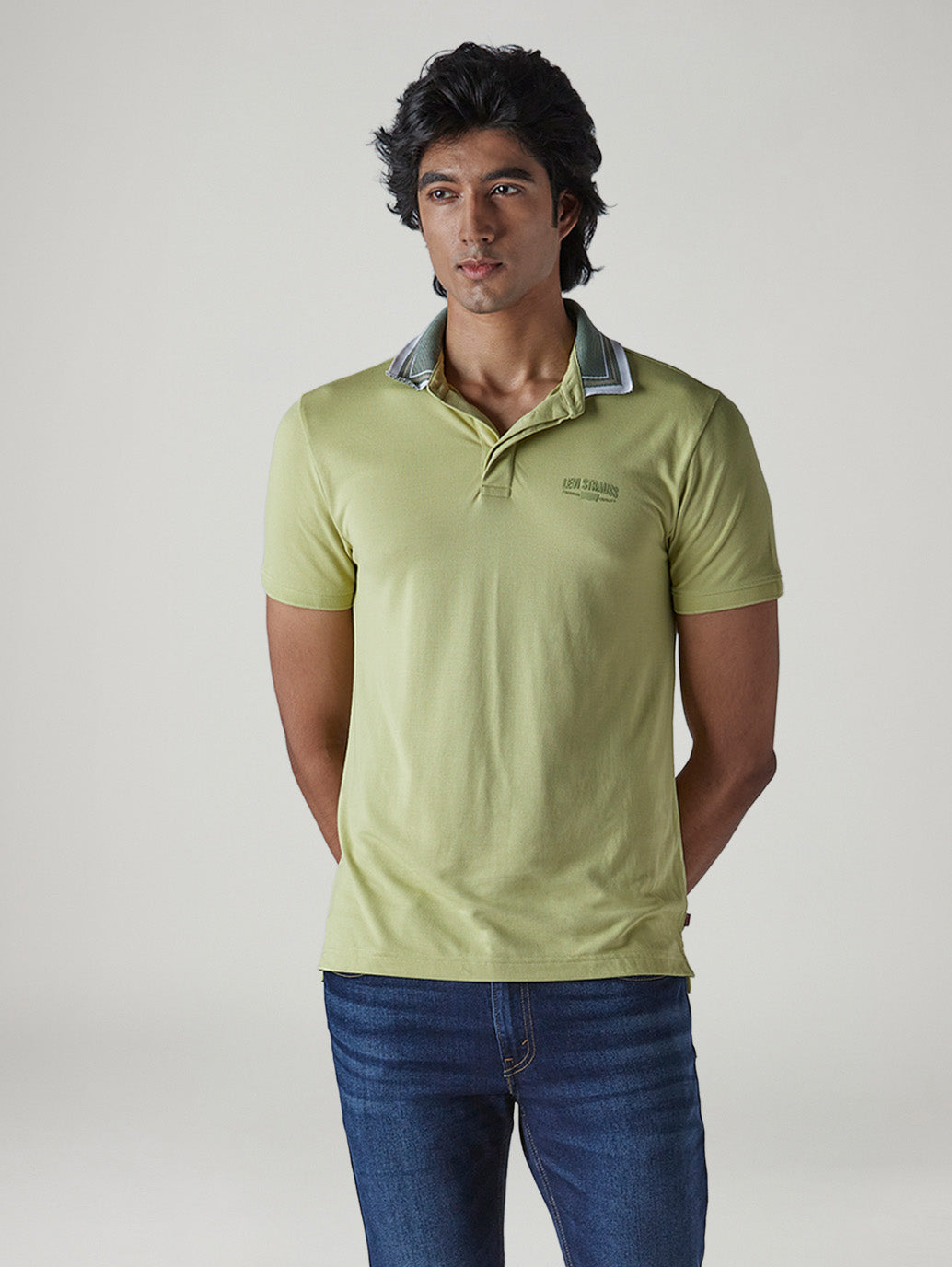 Men's Colorblock Pique Tech Polo T-Shirt
