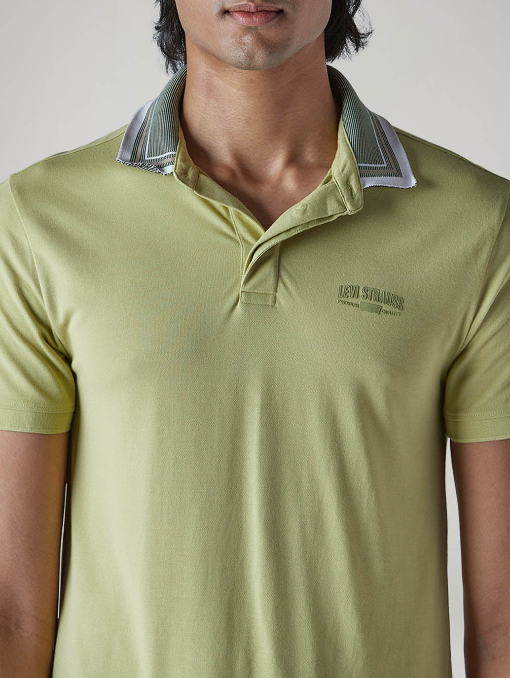Men's Colorblock Pique Tech Polo T-Shirt - Detail View